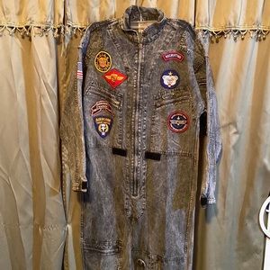 Vintage 80’s Jumpsuit - top gun!
